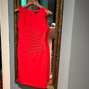 Never worn dress with front zipper